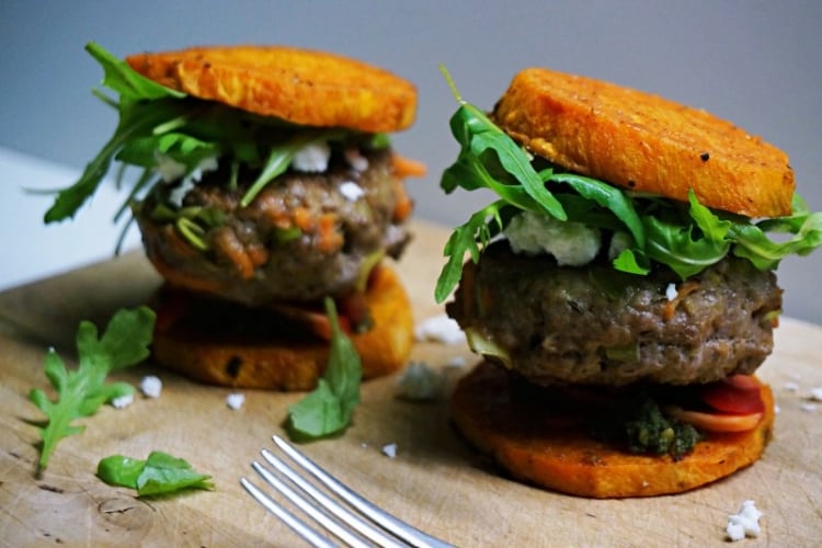 Süßkartoffel-Burger