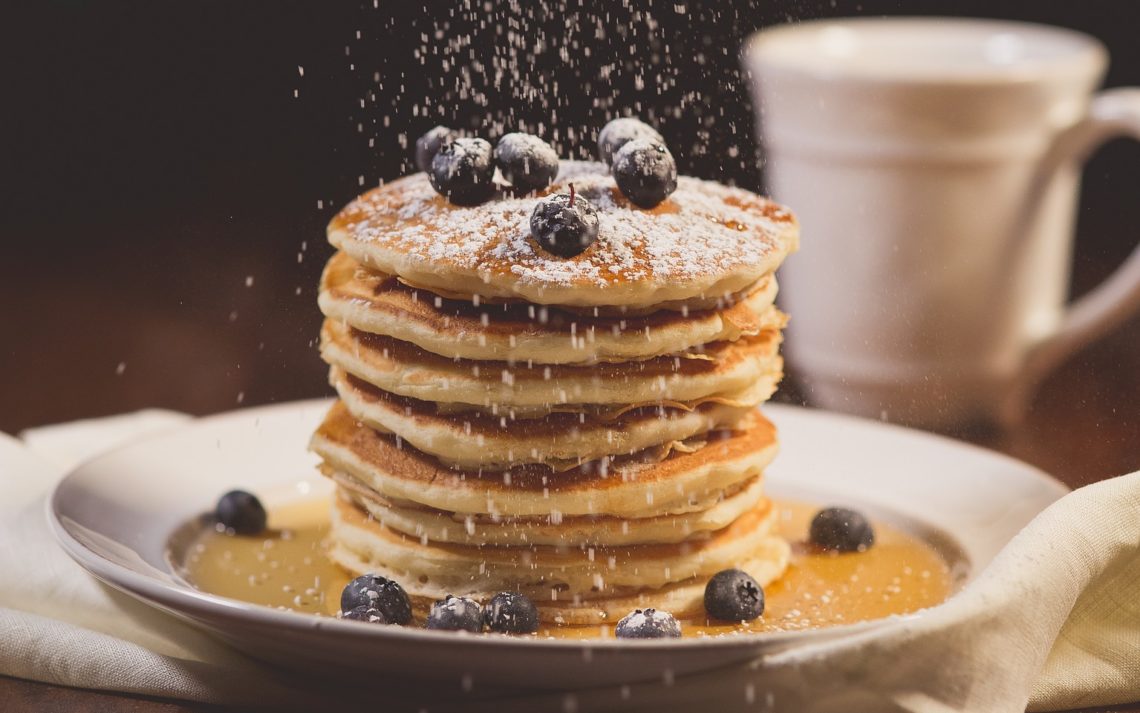 Weihnachtliche Fitness Pancakes